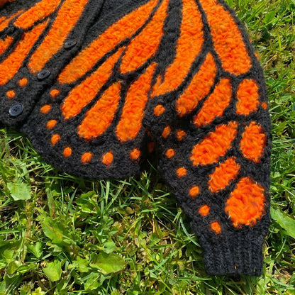 Clara’s Art™ – Cardigan Monarca Crochet